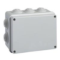 Caja de conexiones Pilote IP55 150x110x70 con ojales