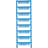 Blue plastic identifier