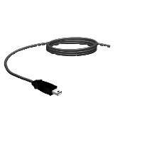 Cable mód. Modbus, PLC Twido, mini-DIN, extremo con conectores libres, 1m