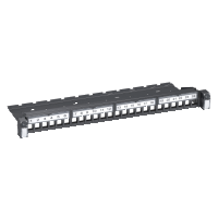 Actassi 19-C Patch Panel Fixed Evo 19" 1U 24pt S-110 UTP Empty