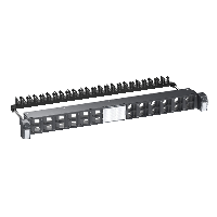 Actassi 19-C Patch Panel Flat Angled 19" 1U 24pt S-One FTP/STP Empty