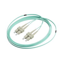 Actassi FL-C Fibre Optic Patchcord OM3 50/125 SCd-SCd LSZH 3m