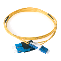 Actassi FL-C Fibre Optic Patchcord OS1/OS2 9/125 SCd-LCd LSZH 3m
