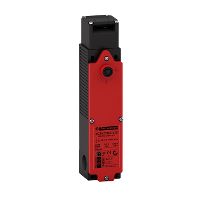 Plastic safety switch XCSLE, 6 NC, slow break, 3 entries tapped M20, 24V