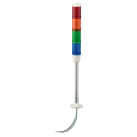 Indicator bank without buzzer+4 illuminated units, Ø 45mm, 120 V AC
