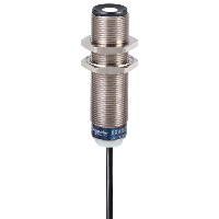 Ultrasonic sensor, M18metal, Sn 50mm, NPN NC, cable 5m