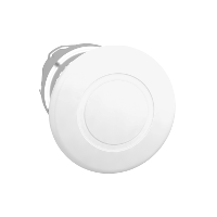 White Ø40mushroom pushbutton head Ø22 latching push-pull