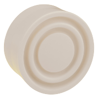 White boot for circular flush pushbutton Ø22