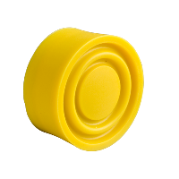 Yellow boot for circular flush pushbutton Ø22