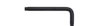 Wiha Llave Allen TORX®, corta, acabado en oxidación negra T10 x 54 mm (01314)
