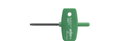 Wiha Llave Allen con mango de llave TORX®, acabado en oxidación negra T15 x 80 mm (01355)