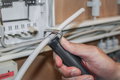 Wiha Herramienta pelacable con cuchilla de arrastre autogirable para cables redondos 130 mm (44240)