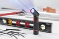 Wiha Linterna con LED, láser y luz UV incl. 3 pilas AAA 100 - 310 lm (41286)