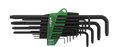 Wiha Juego de llaves Allen en soporte ProStar TORX®, de 13 unid., acabado en oxidación negra (24312)