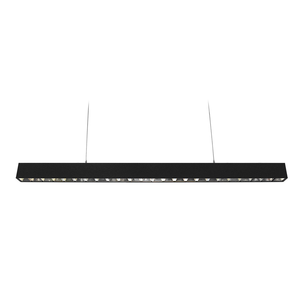 LINEO 50W UGR19 Reflector 1435mm Linear Black 4000K