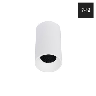 ANOVI UNIVERSAL GU10 120MM RECESSED/SURFACE DOWNLIGHT FIXED ROUND MATT WHITE