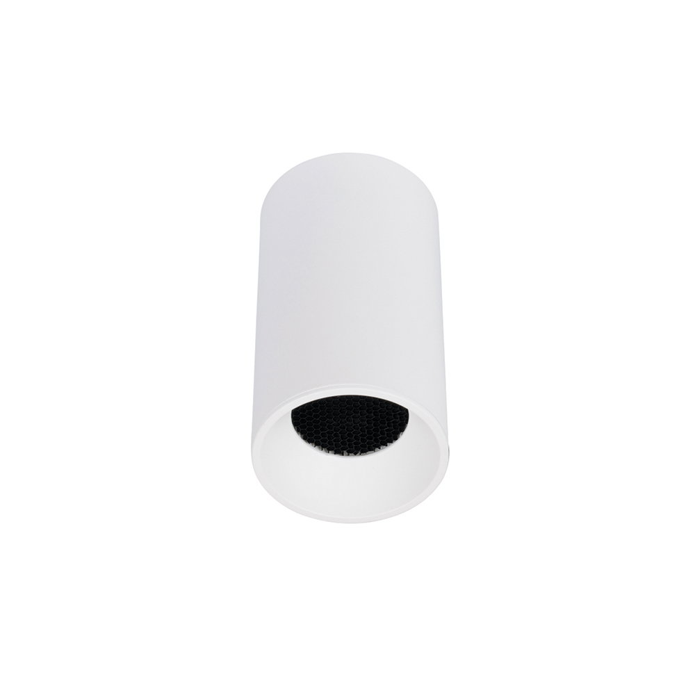 ANOVI UNIVERSAL 6W 120MM RECESSED/SURFACE DIMMABLE COLOUR SWITCHABLE DOWNLIGHT FIXED ROUND MATT WHITE