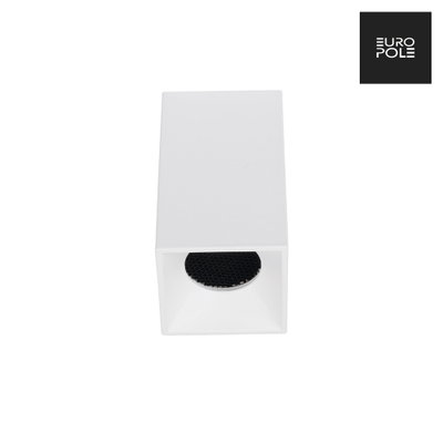 ANOVI UNIVERSAL GU10 120MM RECESSED/SURFACE DOWNLIGHT FIXED SQUARE MATT WHITE