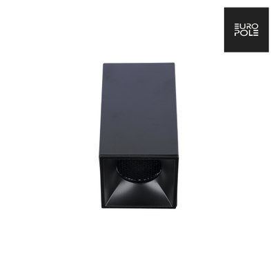 ANOVI UNIVERSAL GU10 120MM RECESSED/SURFACE DOWNLIGHT FIXED SQUARE MATT BLACK