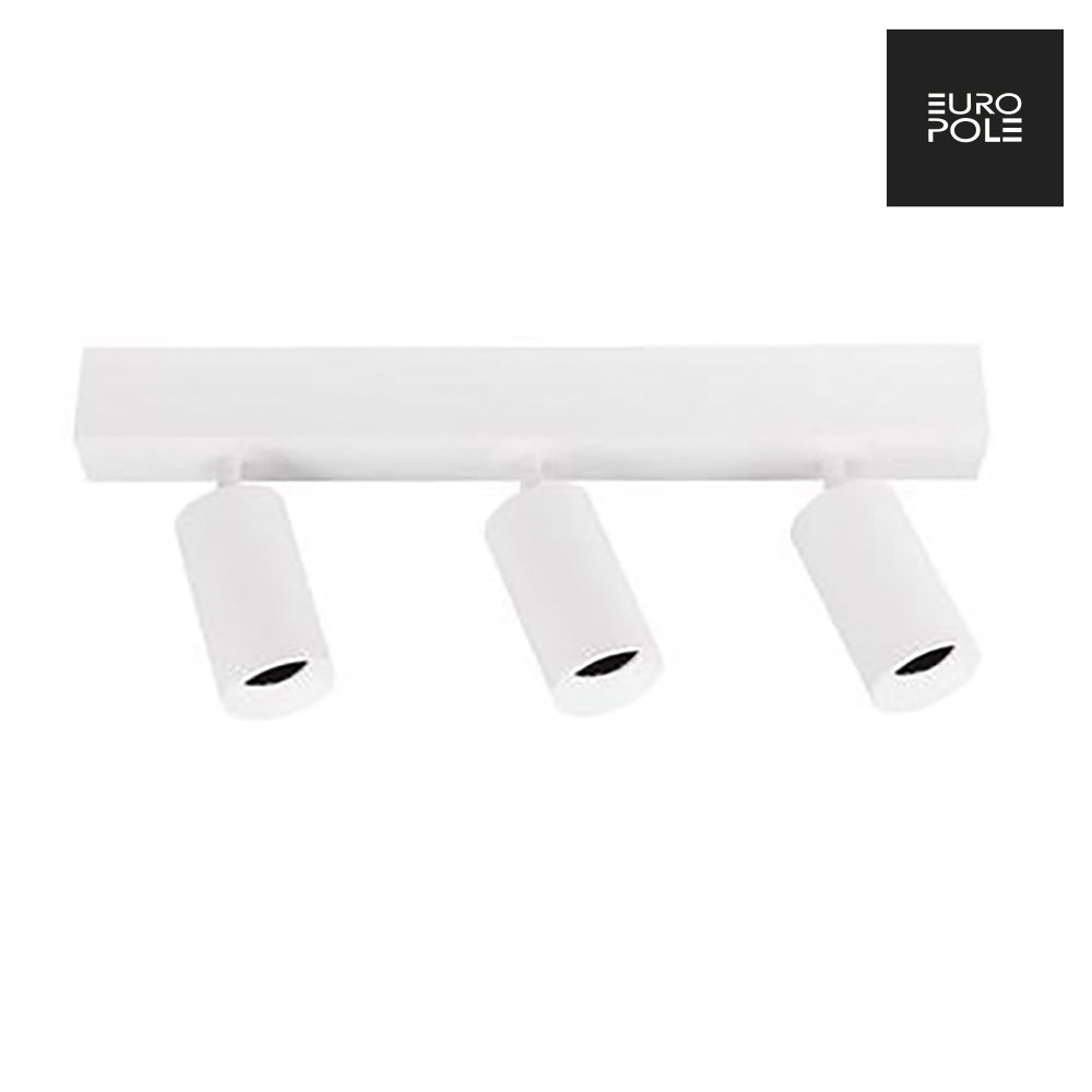 ANOVI UNIVERSAL GU10 120MM 3-WAY SURFACE DOWNLIGHT ADJ. ROUND MATT WHITE