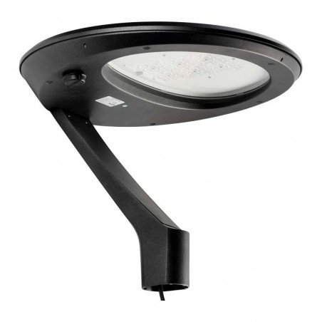 SOLIS COLUMN HEAD WITH ZHAGA-BLACK 60W 2700K-CRI 70-IP66-IK08 7800LM