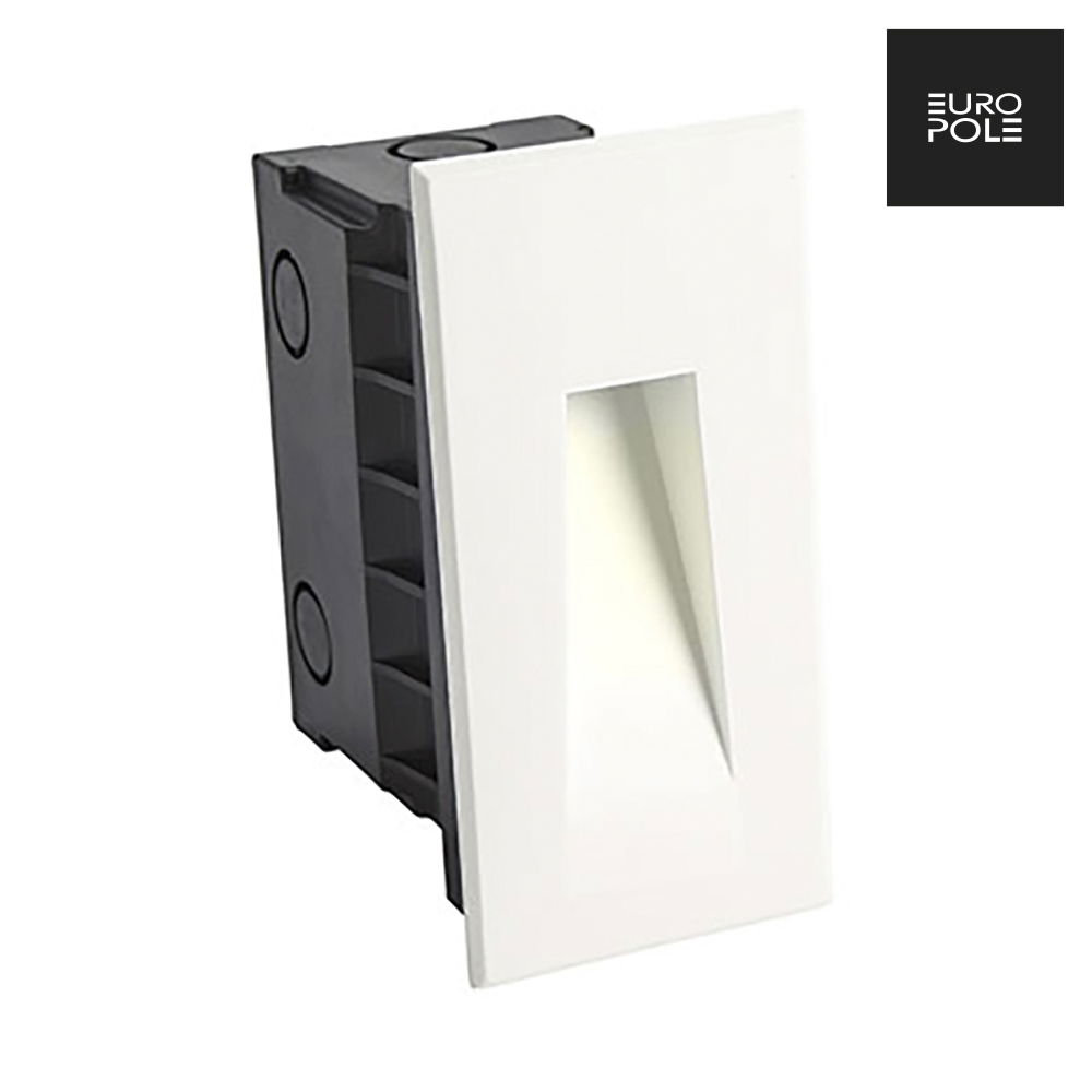 SET IN 3W fixed 120° IP67 Rectangle Recessed Wall light White 3000K
