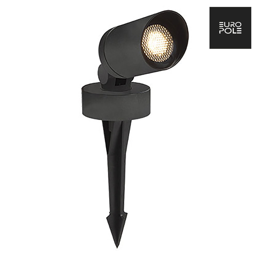 TUBE GU10 SPIKE LIGHT BLACK GU10 IP65