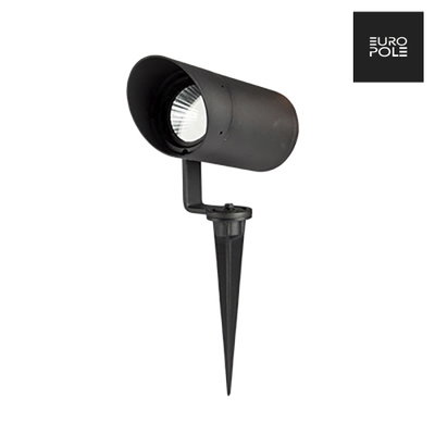 TUBE 2 -10W 10° Colour Switchable Spike light Black