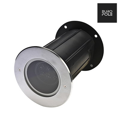 DEEP LIGHT 7.2W 30° adjustable round brushed stainless steel 4000K 600lm