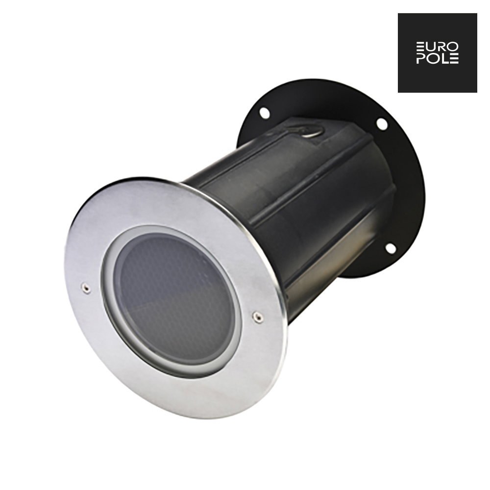 DEEP LIGHT 10.8W 30° fixed round brushed stainless steel 3000K 790lm
