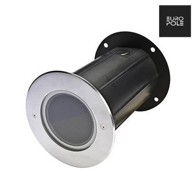 DEEP LIGHT 10.8W 30° fixed round brushed stainless steel 3000K 790lm