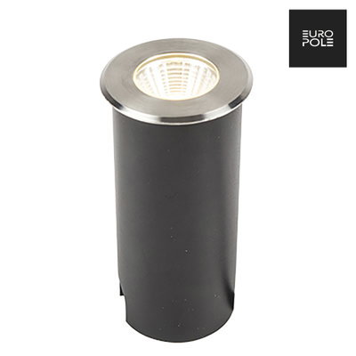 COLOSS 1 - 5W 23° Round Recessed Ground light brushed stainless steel 3000K 350lm