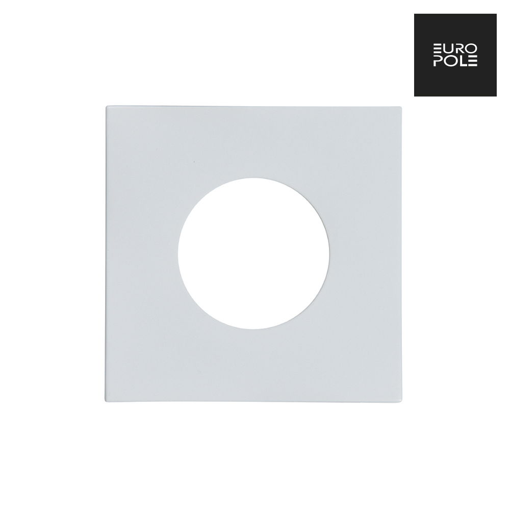 LED UP UNIVERSAL Fixed Square Bezel - Matt White