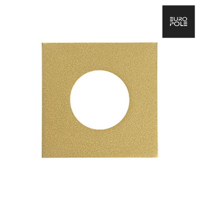 LED UP UNIVERSAL Fixed Square Bezel - Satin Gold