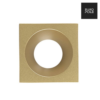 LED UP UNIVERSAL ESTHET Fixed Square Bezel - Satin Gold