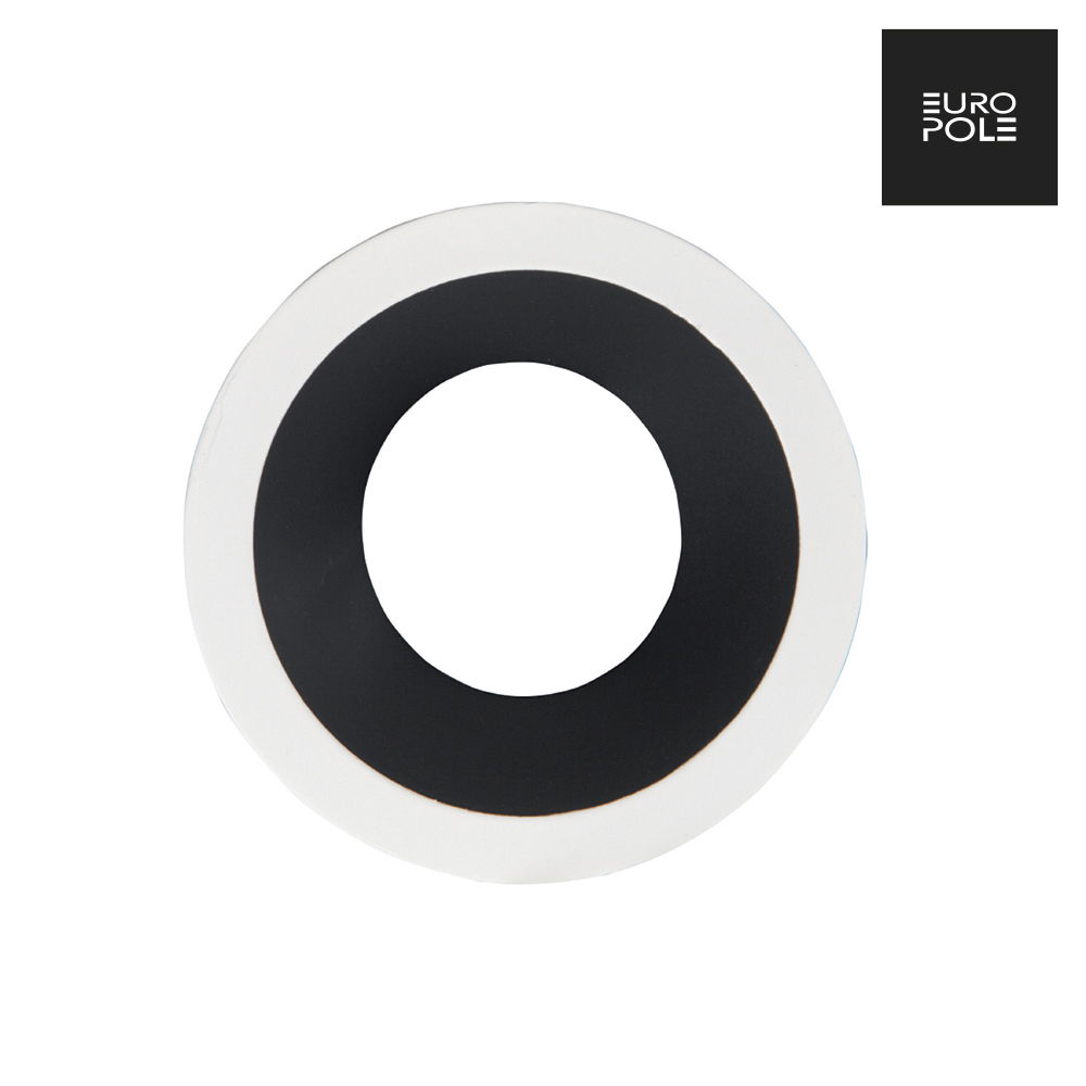 LED UP UNIVERSAL ESTHET+ ASYM Fixed Round Bezel -  Matt White/Matt Black