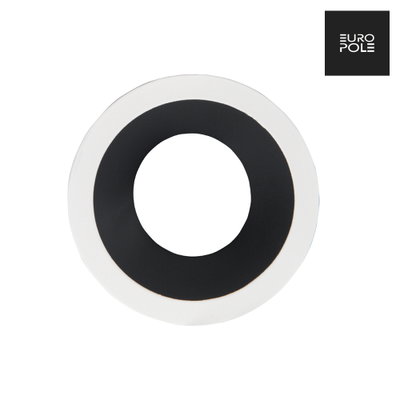 LED UP UNIVERSAL ESTHET+ ASYM Fixed Round Bezel -  Matt White/Matt Black