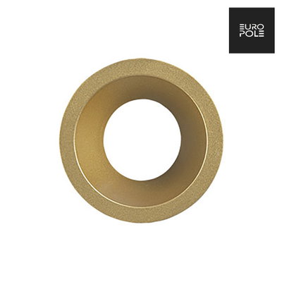 LED UP UNIVERSAL ESTHET ASYM Fixed Round Bezel - Satin Gold