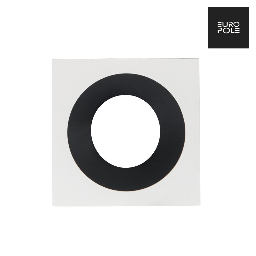 LED UP UNIVERSAL ESTHET+ ASYM Fixed Square Bezel - Matt White/Matt Black