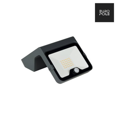 ELIOS SOLAR 2.5W LED 300lm 120° Solar Floodlight Anthracite Grey 3000K