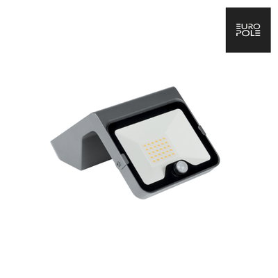 ELIOS SOLAR 2.5W LED 300lm 120° Solar Floodlight Grey 3000K
