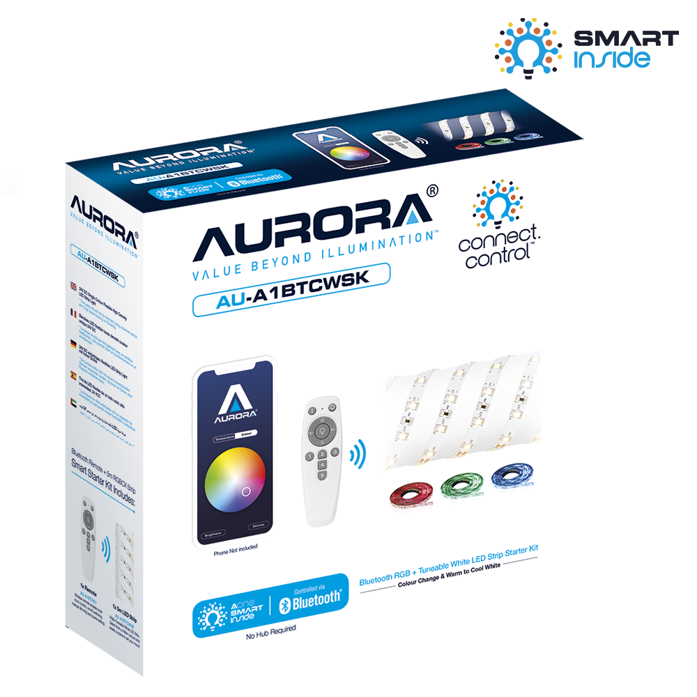 Aurora AOne™ connect.control™ 3m RGB+Tuneable White LED Strip Starter Kit