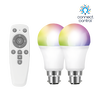 Aurora AOne™ connect.control™ x2 RGB+Tuneable White GLS B22 Lamp Starter Kit