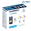 Aurora AOne™ connect.control™ x2 RGB+Tuneable White GLS B22 Lamp Starter Kit