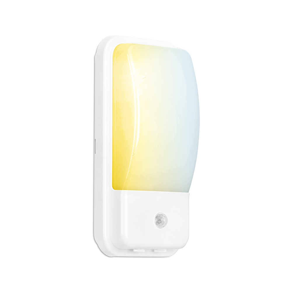 Aurora IP65 UtiliteX™CS 10W Upto 1150lm 3000K/4000K/6500K PIR Bulkhead - White