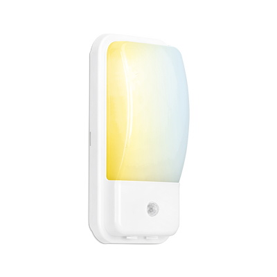 Aurora IP65 UtiliteX™CS 10W Upto 1150lm 3000K/4000K/6500K PIR Bulkhead - White