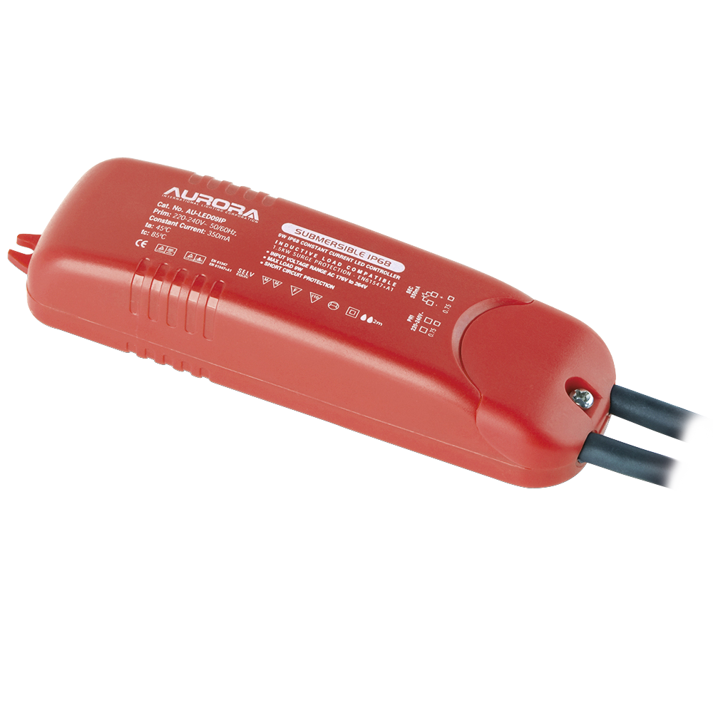 Aurora 3-9W IP68 Non-Dimmable 350mA Constant Current Driver