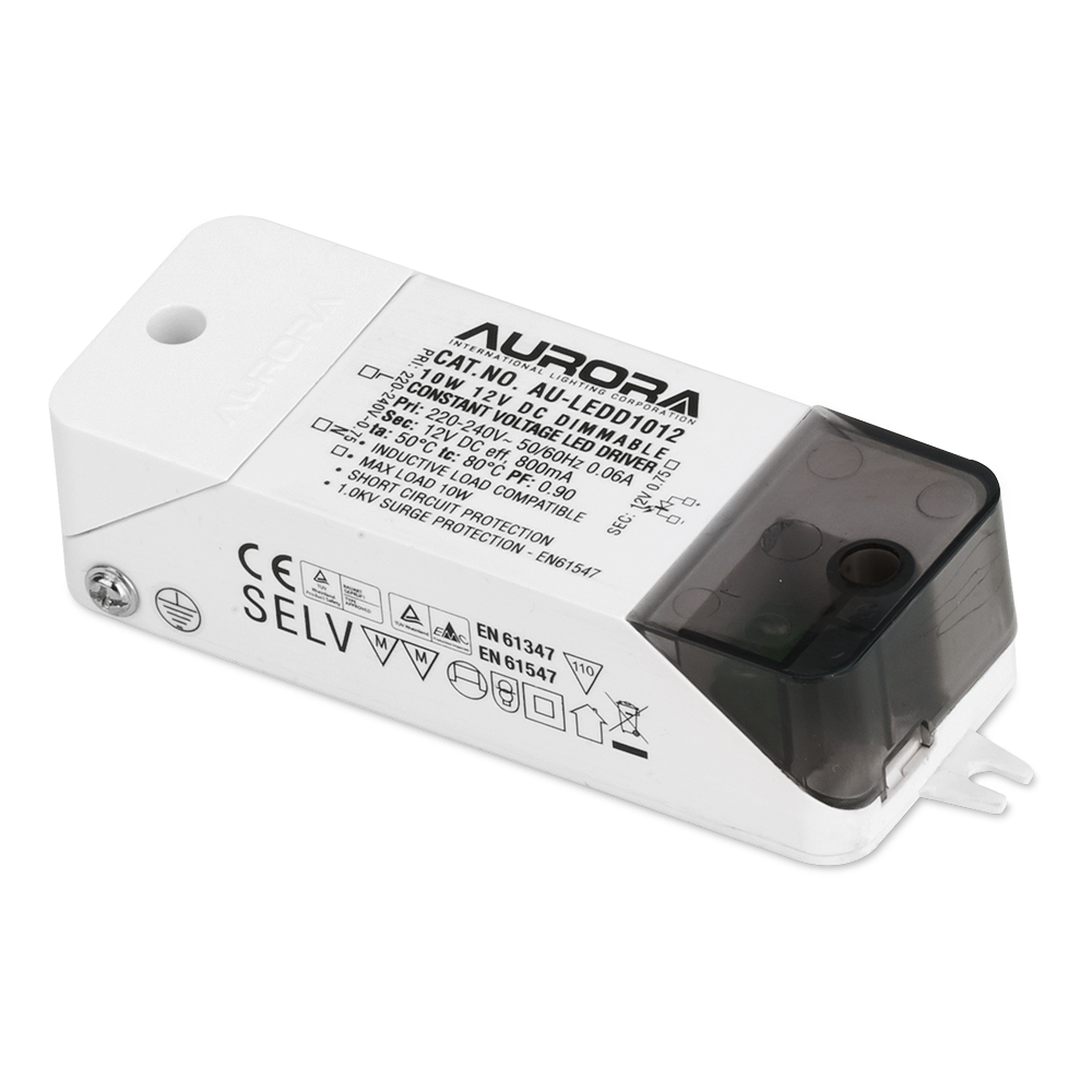 Aurora 10W Dimmable 12V Constant Voltage Driver