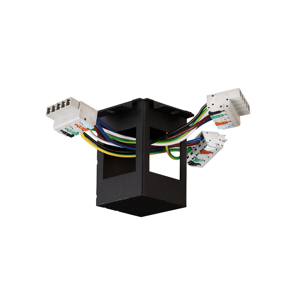 Blank T Connector - Black