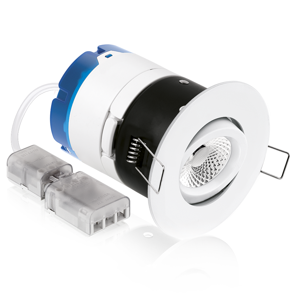 Aurora Adjustable mPro™ Fire Rated 6W 640lm 4000K Downlight - Satin Nickel – Image 5 of 5